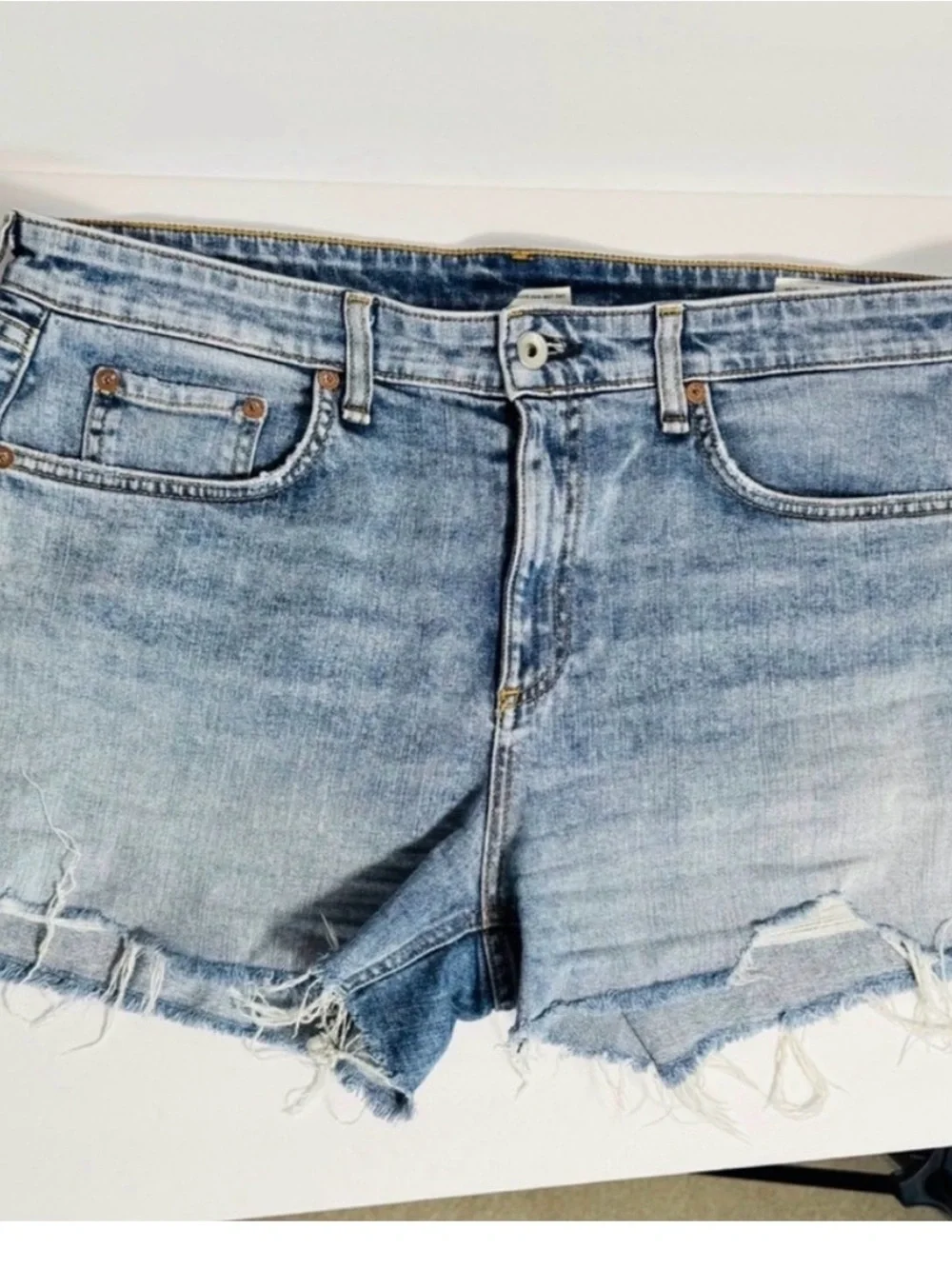 Rag & Bone DRE Low Rise Denim Shorts in Stella